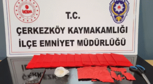 Aile İçi Şiddet İhbarı Uyuşturucu Operasyonuna Dönüştü: Çerkezköy’de Bir Şüpheli Tutuklandı