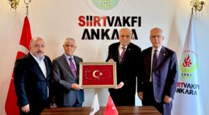 Arif Çetin Paşa, Milletvekili Müfit Aydın ve İş İnsanı Seyithan Solmaz’dan Siirt Vakfı Ankara Şubesi’ne Anlamlı Ziyaret