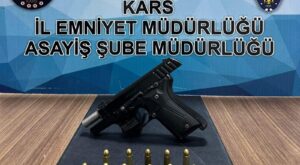 Kars’ta Asayiş uygulamalarında çok sayıda silah ele geçirildi