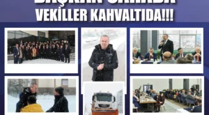 BAŞKAN SAHADA, VEKİLLER KAHVALTIDA!..
