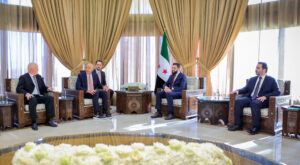 Suriye Cumhurbaşkanı Ahmed Şara, ABD Temsilcisi Tom Barrack ile Görüştü