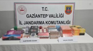 Gaziantep’te Jandarma 32 Kaçakçılık ve Uyuşturucu Olayına Müdahale Etti