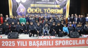 Ağrı’da “2025 Yılı Sporcu ve Antrenör Ödül Töreni Yapıldı”