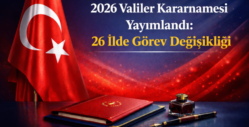 2026 Valiler Kararnamesi Yayımlandı: 26 İlde Görev Değişikliği