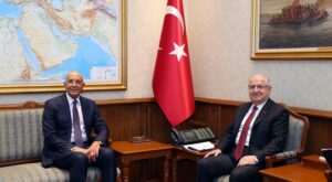 Milli Savunma Bakanı Yaşar Güler, ABD Suriye Özel Temsilcisi Barrack’ı Kabul Etti