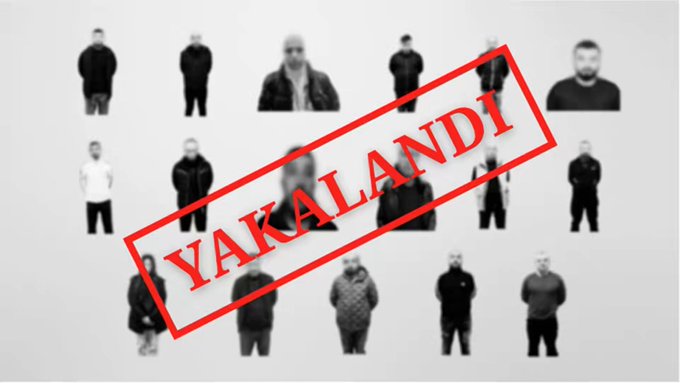 Kırmızı Bültenle Aranan 12’si Uluslararası 17 Suçlu Türkiye’ye Getirildi