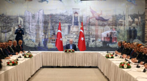 Cumhurbaşkanı Erdoğan ASKON Heyetini Dolmabahçe’de Kabul Etti