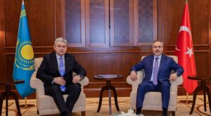Dışişleri Bakanı Hakan Fidan, Kazak Mevkidaşı Koşerbayev ile Ankara’da Bir Araya Geldi