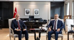 Dışişleri Bakanı Fidan ve Kültür ve Turizm Bakanı Ersoy Bir Araya Geldi