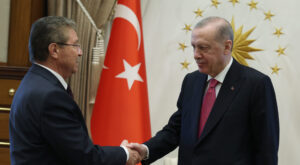 Cumhurbaşkanı Erdoğan, KKTC Başbakanı Ünal Üstel’i Kabul Etti