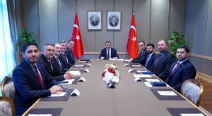 Cumhurbaşkanı Yardımcısı Yılmaz, ATBR Heyetini Kabul Etti: Hedef 100 Milyar Dolarlık Ticaret