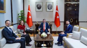 Cumhurbaşkanı Yardımcısı Yılmaz, Brezilya Büyükelçisi Neves’i Kabul Etti