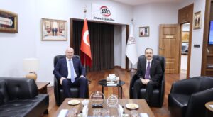 ATO Başkanı Gürsel Baran, Siirt Valisi Kemal Kızılkaya’yı Ağırladı