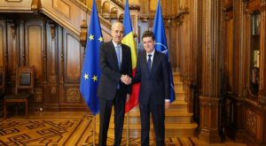 TBMM Başkanı Numan Kurtulmuş, Romanya Cumhurbaşkanı Dan Tarafından Kabul Edildi