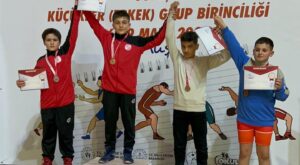 Okul Sporları Küçükler Serbest Güreş Grup Müsabakalarında Büyük Başarı