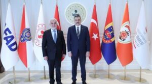 HÜDA PAR Genel Başkanı Yapıcıoğlu’ndan İçişleri Bakanı Mustafa Çiftçi’ye Ziyaret