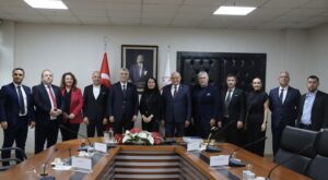 Ömer Bolat TİM-DER Yönetim Kurulu Heyetini Kabul Etti