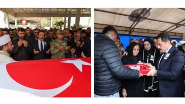 Şehidimiz Dualarla Uğurlandı