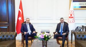 Dışişleri Bakanı Hakan Fidan’dan İçişleri Bakanı Mustafa Çiftçi’ye Ziyaret