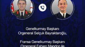 Genelkurmay Başkanı Bayraktaroğlu, Fransız Mevkidaşı Mandon İle Görüştü