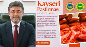 Bakan Yumaklı Kayseri Pastırması AB Tescilini Duyurdu
