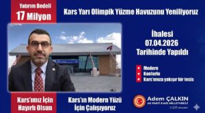 Kars Yarı Olimpik Yüzme Havuzu yenileniyor