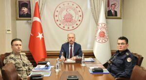 Çorum Valisi Ali Çalgan, İçişleri Bakanlığı’nın VKS Toplantısına Katıldı