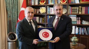 Büyük Birlik Partisi Genel Başkanı Mustafa Destici’den Vali Numan Hatipoğlu’na Ziyaret