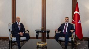 Hakan Fidan, ABD’nin Ankara Büyükelçisi Tom Barrack’ı Kabul Etti