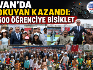 Van’da Okuyan Kazandı: 500 Öğrenciye Bisiklet