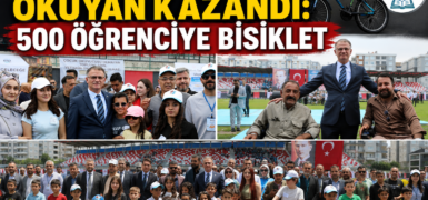 Van’da Okuyan Kazandı: 500 Öğrenciye Bisiklet