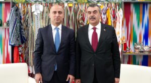 Milli Eğitim Bakanı Yusuf Tekin Türk Devletleri Teşkilatı Zirvesi’nde Kırgızistan Ve Azerbaycanlı Muhataplarıyla İkili Görüşmeler Gerçekleştirdi
