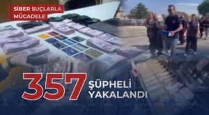 İçişleri Bakanlığı Duyurdu: 18 İlde Düzenlenen Siber Suç Operasyonlarında 357 Şüpheli Yakalandı, 194’ü Tutuklandı