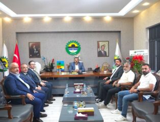 Diyarbakır OSB Yönetimine Anlamlı Hayırlı Olsun Ziyareti