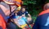 Motosiklet Kazasında Vadiye Düşen Sürücü Kurtarıldı