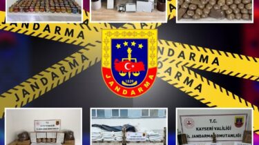 Kayseri İl Jandarma Komutanlığından Mayıs Ayı Bilançosu: Çok Sayıda Suç Unsuru Ele Geçirildi Ve 88 Şüpheli Yakalandı