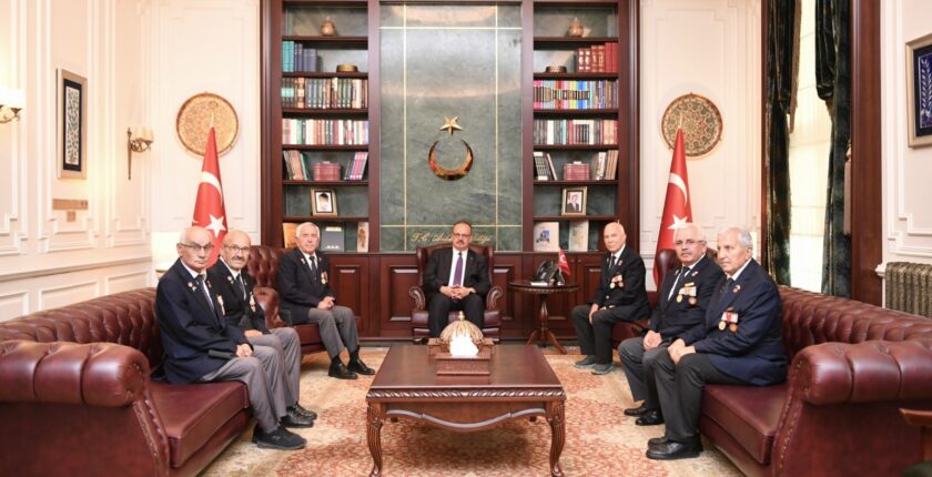 Vali Canbolat, Türkiye Muharip Gaziler Derneği Heyetini Kabul Etti